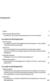 Les sentiers du developpement, de l'art a la maniere