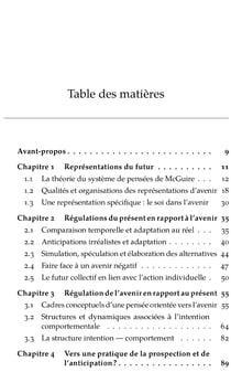 Penser l'avenir : structure, dynamique et ancrage des pensees orientees vers l'avenir