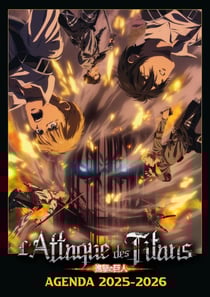 Agenda scolaire 2025-2026 L'Attaque des Titans : saison finale