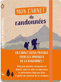 Mon carnet de randonnées - journal de bord guidé