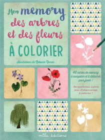 Mon memory des arbres et des fleurs a colorier