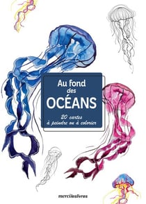 Cartes a colorier : au fond des oceans - cartes a colorier ou a peindre