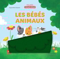 Les bébés animaux : Livre à flaps en feutrine