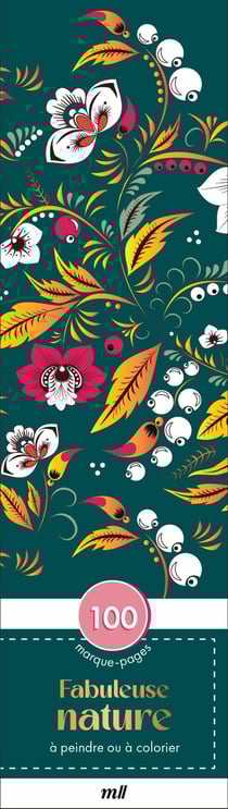 Marque-pages a peindre ou a colorier - fabuleuse nature