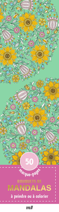 Marque-pages - Bouquets de mandalas