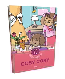 Cosy cosy : 20 cartes à colorier