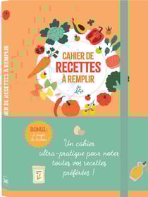 Cahier de recettes à remplir Mémoniak