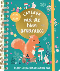 L’agenda de ma vie bien organisée sept. 2024- déc. 2025 16 mois grand format