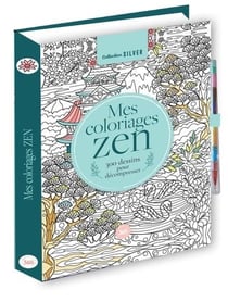 Mes coloriages zen - 300 dessins pour decompresser - crayon multi-mines offert
