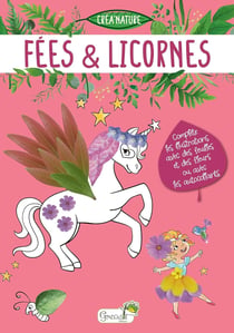 Fées et licornes - coloriage