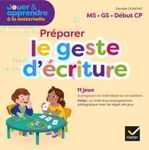 Jouer & apprendre francais maternelle ps, ms, gs ed 2021 boite de jeux le geste d'ecriture