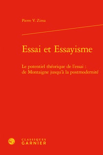 Essai et essayisme - le potentiel théorique de l'essai : de montaigne jusqu'à la postmodernité