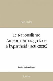 Le nationalisme amerruk amazigh face a l apartheid (1631 2020)