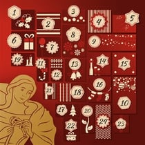 Calendrier de l'avent marie qui defait les noeuds