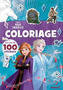 Disney la reine des neiges 2 - coloriage avec plus de 100 stickers (bandeau mauve)