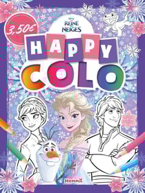 Disney La Reine des Neiges - Happy colo (Anna, Elsa, Kristoff)