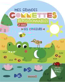 Mes grandes gommettes repositionnables - 2 ans - Les couleurs