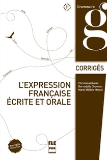 Expression francaise ecrite et orale corrige nel couverture