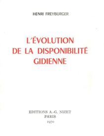 L'Évolution de la disponibilité gidienne