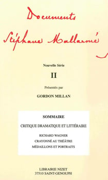 Documents Stéphane Mallarmé - nouvelle série Tome 2
