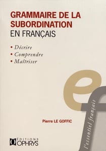 Grammaire de la subordination
