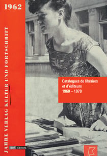Catalogues de libraires et d'editeurs 1960-1979