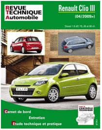 Revue technique automobile : Renault Clio III (04/2009>)