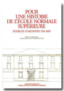Pour une Histoire de l'Ens