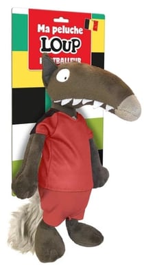 Ma peluche Loup footballeur - Belgique