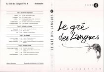 Le gre des langues n 4 - vol04