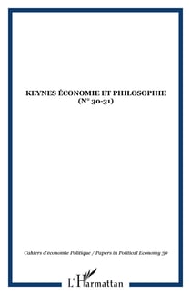 Keynes économie et philosophie (n° 30-31)