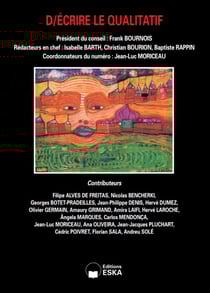 D/ECRIRE LE QUALITATIF : D/ECRIRE LE QUALITATIF