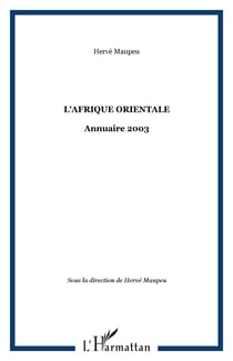 L'afrique orientale - annuaire 2003 (édition 2003)