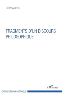 Fragments d'un discours philosophique