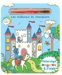 Les chateaux et chevaliers - coloriages