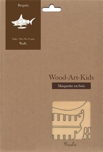 Puzzle 3D en bois - Requin