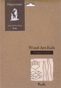 Puzzle 3D en bois - Hippocampe