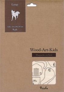 Puzzle 3D en bois - Loup