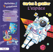 Cartes à gratter : l'espace