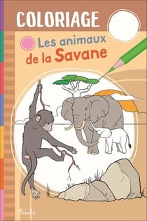 Les animaux de la savane - coloriage