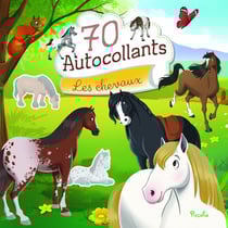 70 autocollants - Les Chevaux