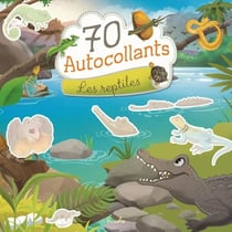 70 autocollants - les reptiles