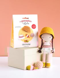 Kit crochet Les Editions de Saxe - Lulu à la mer - Lulu Compotine