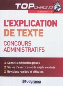 L'épreuve d'analyse de texte - catégorie C