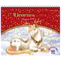 Licornes de reve - carnet creatif - magie de noel - edition 2023