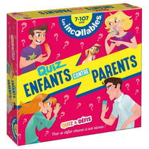 Boite Quiz - Incollables Famille - Enfants vs parents