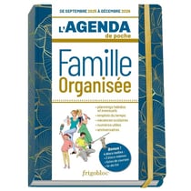 L'agenda de poche de la famille organisée : Bleu (édition 2026)