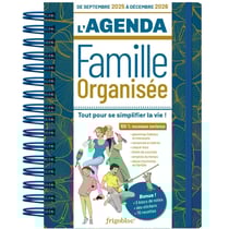 L'agenda 2026 de la famille organisée ! - 2025 / 2026