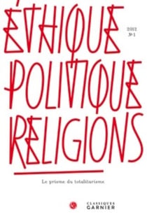 Éthique, politique, religions n.1 : éthique, politique, religions