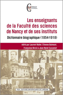 Enseignants de la Faculté des sciences de Nancy et de ses instituts